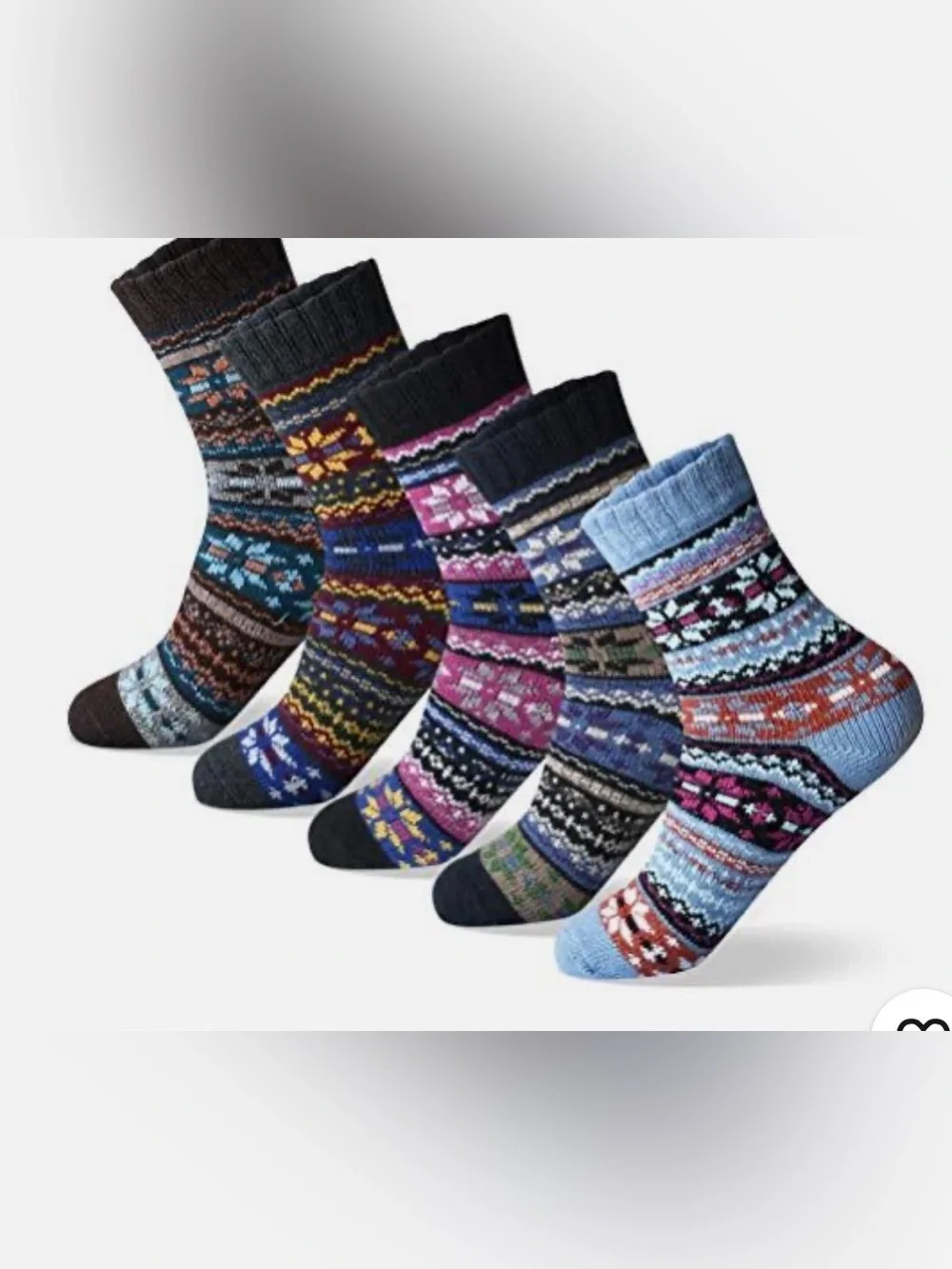 Women’s crew socks 5-pack